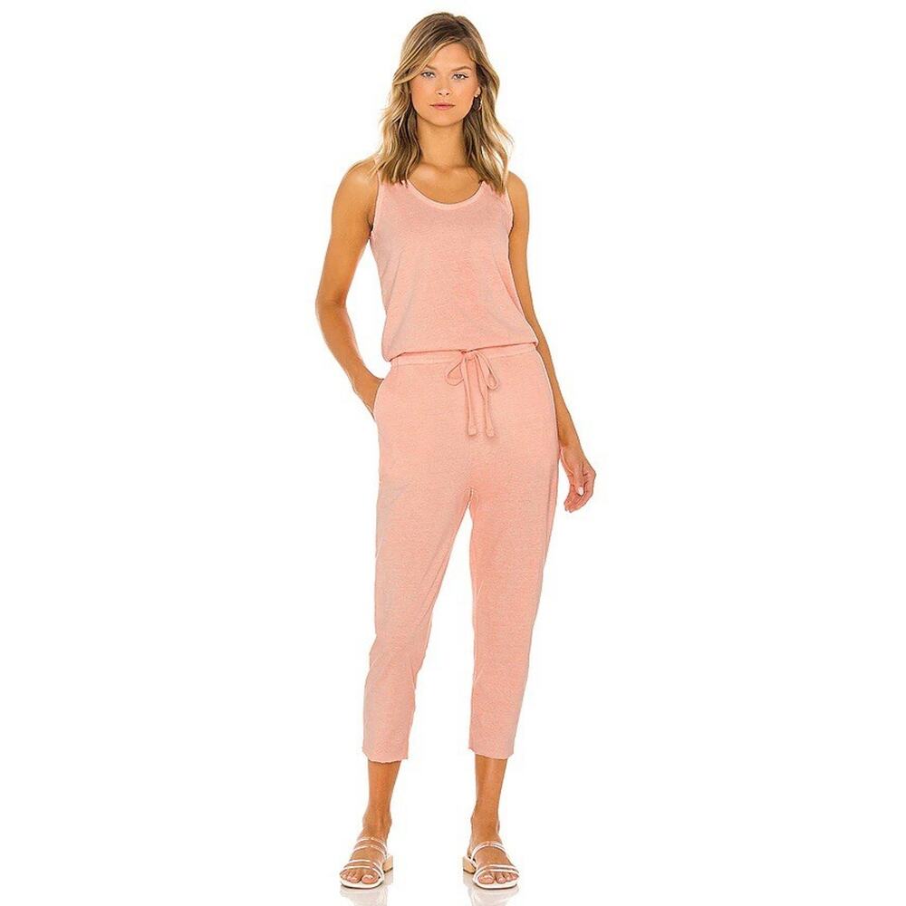 Frank & Eileen Sleeveless Jumpsuit in Creamsicle Cotton Medium -